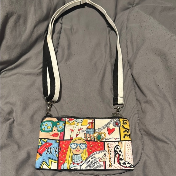 Brighton Handbags - Brighton glam girl crossbody adjustable shoulder bag